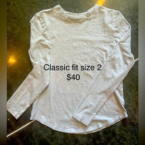 Love long sleeve shirt size 2